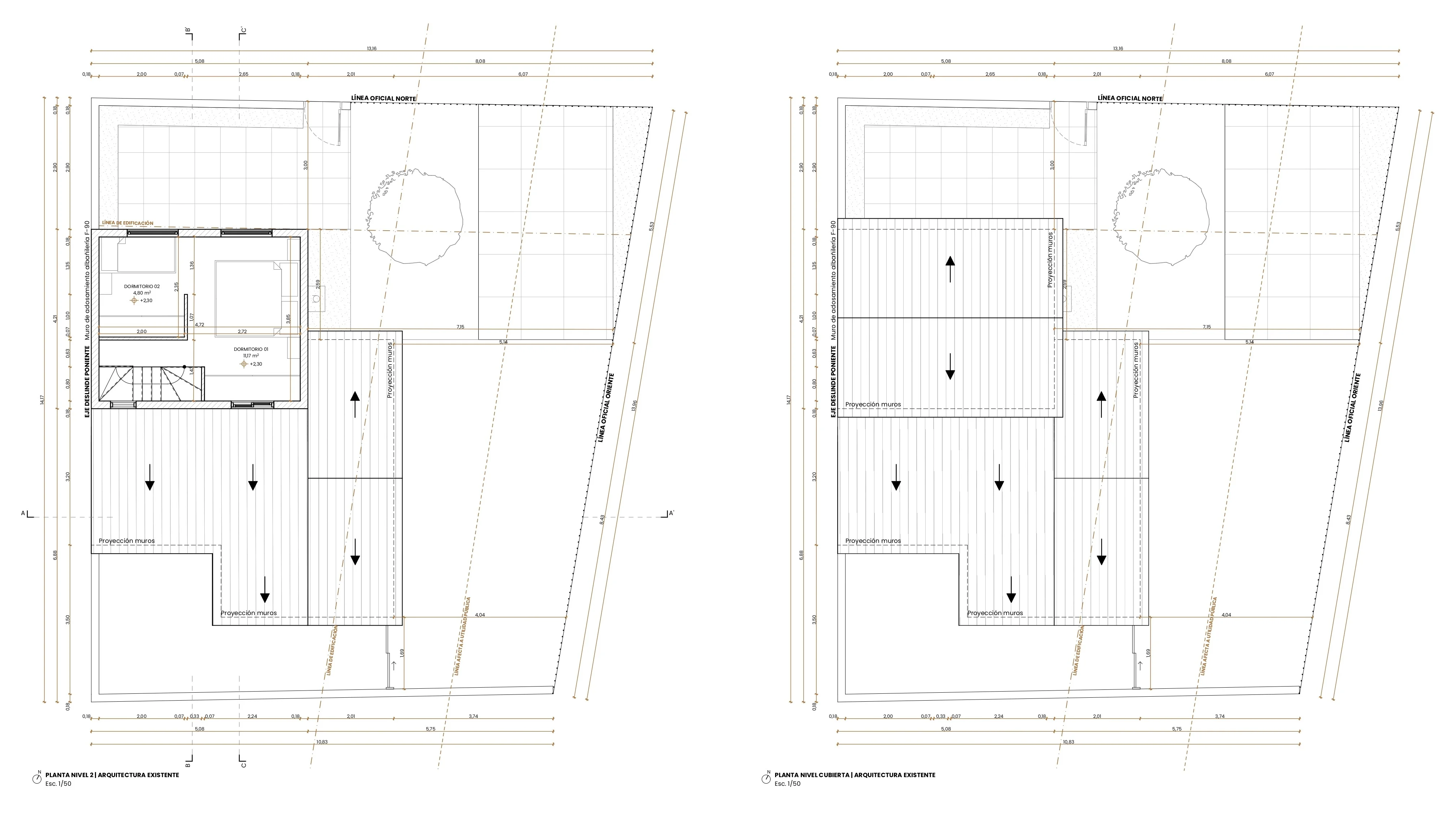 Plano de planta de arquitectura, Casa San Pedro